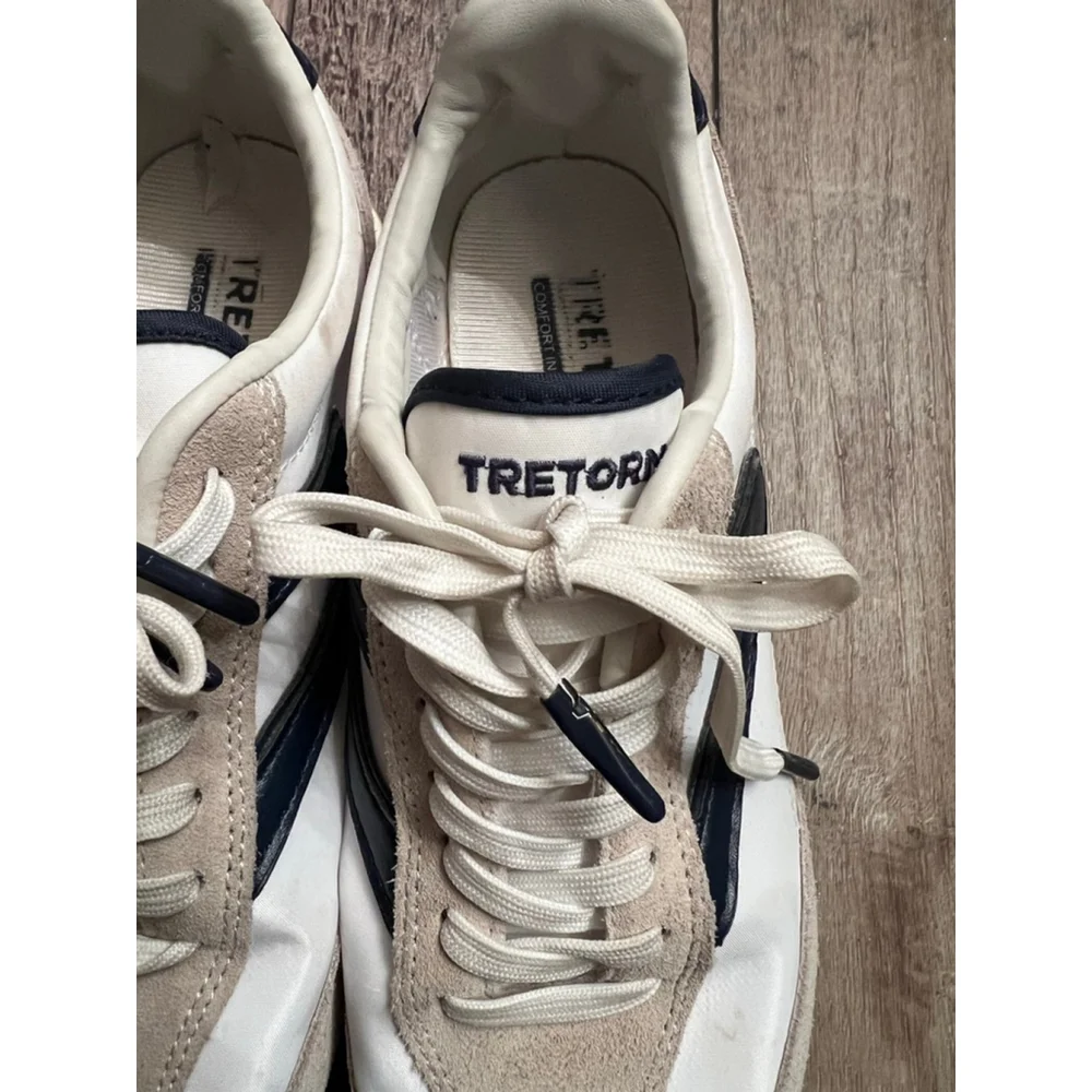 Women's Tretorn Kristine Sneakers Size 7 White Navy - Picture 8 of 14